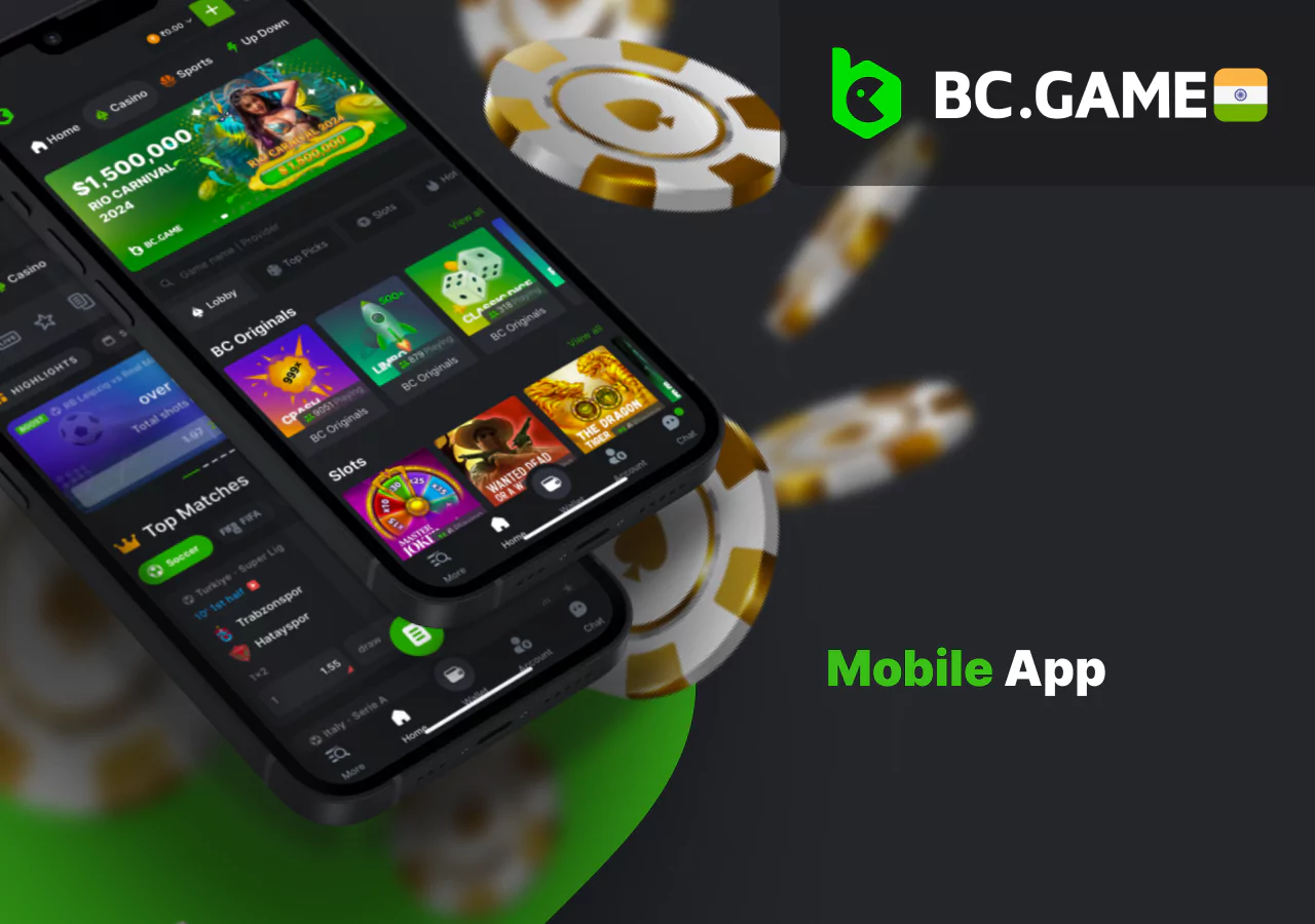 Mobile application for comfortable use of the platform