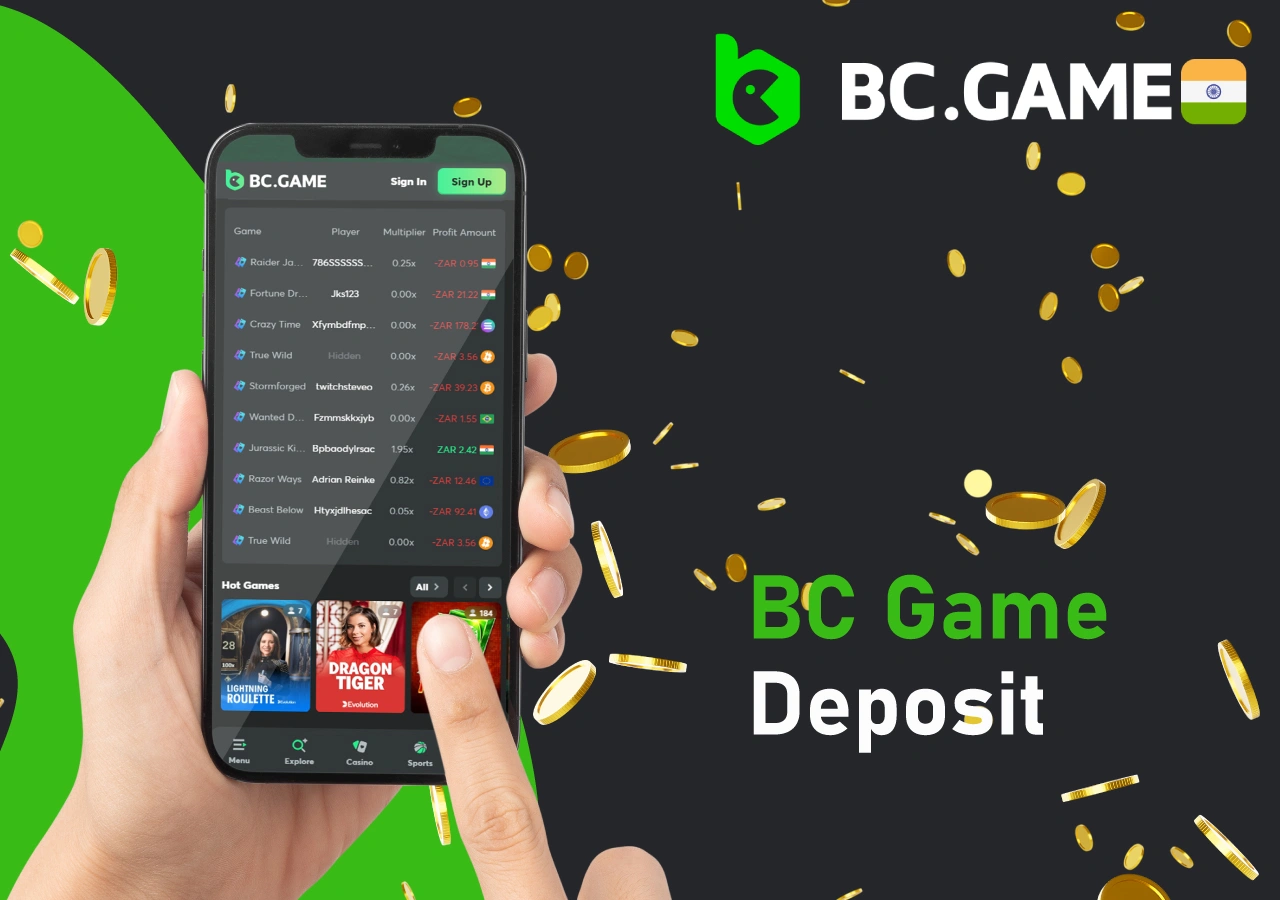 Step-by-step instructions on how to replenish your account on the platform